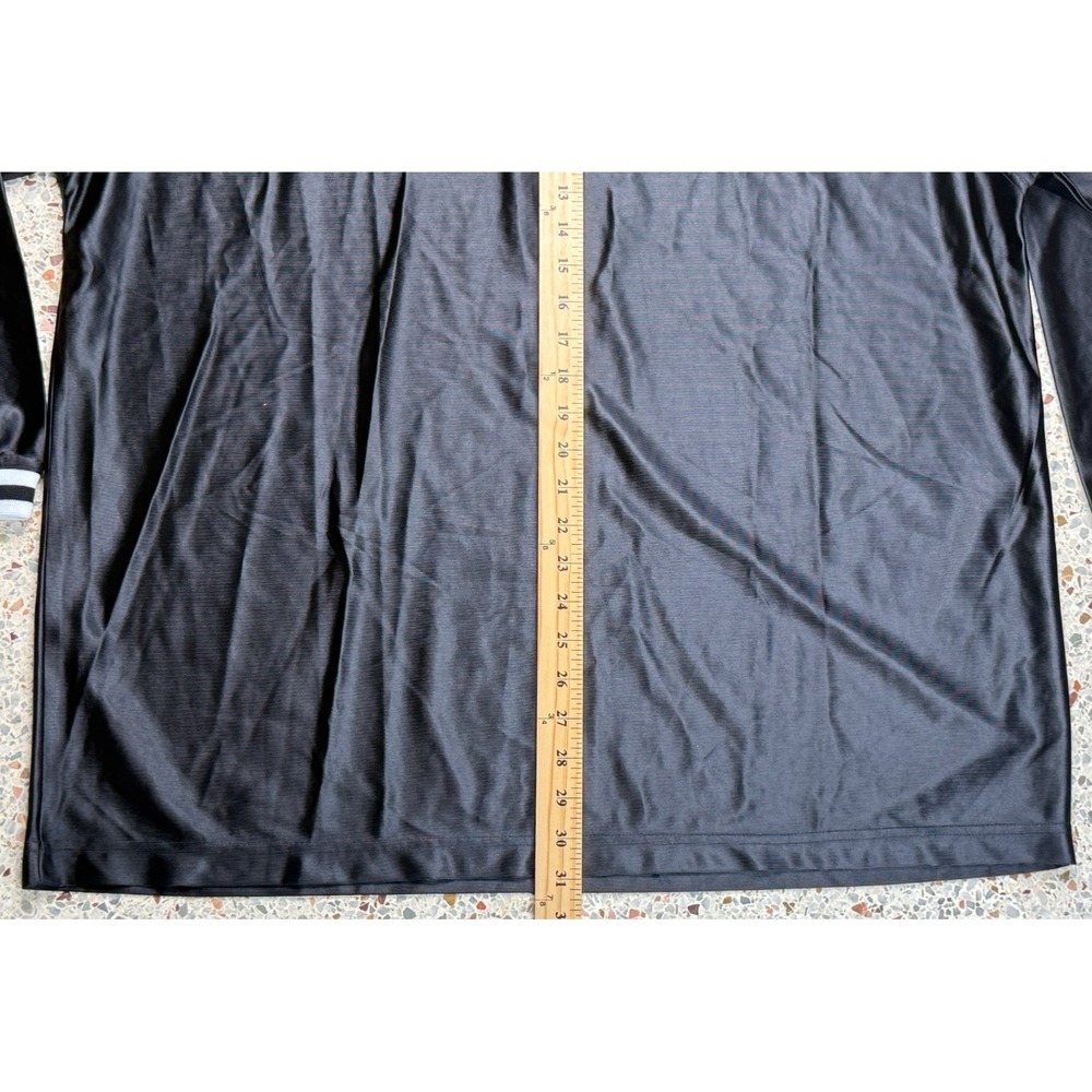 Diadora Vtg Men's Embroidered Long Sleeve Performance Pullover Shirt Size XL - Picture 5 of 7